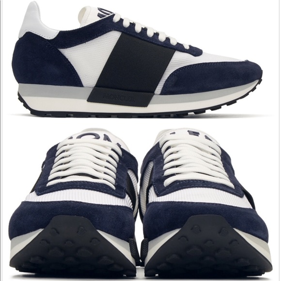 Moncler Navy Horace Sneakers Men - Picture 2 of 8